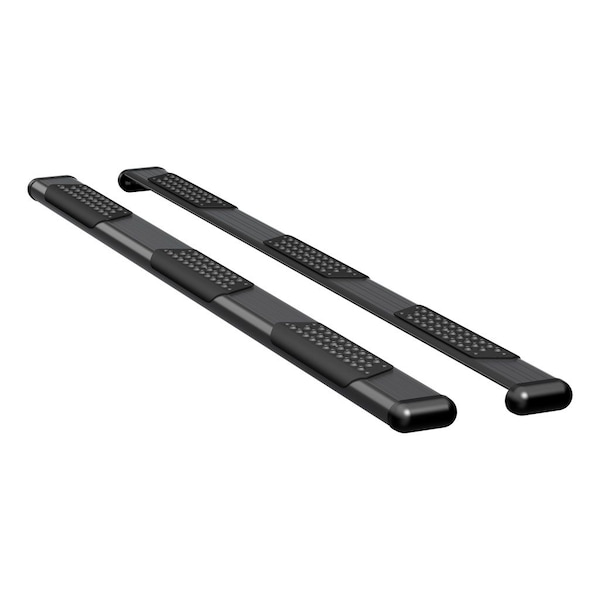 Luverne Truck Equipment O-MEGA II 6IN OVAL STEPS BLACK TEXTURED POWDER COAT 584102-571339 - main
